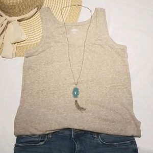 Old Navy linen blend tank top